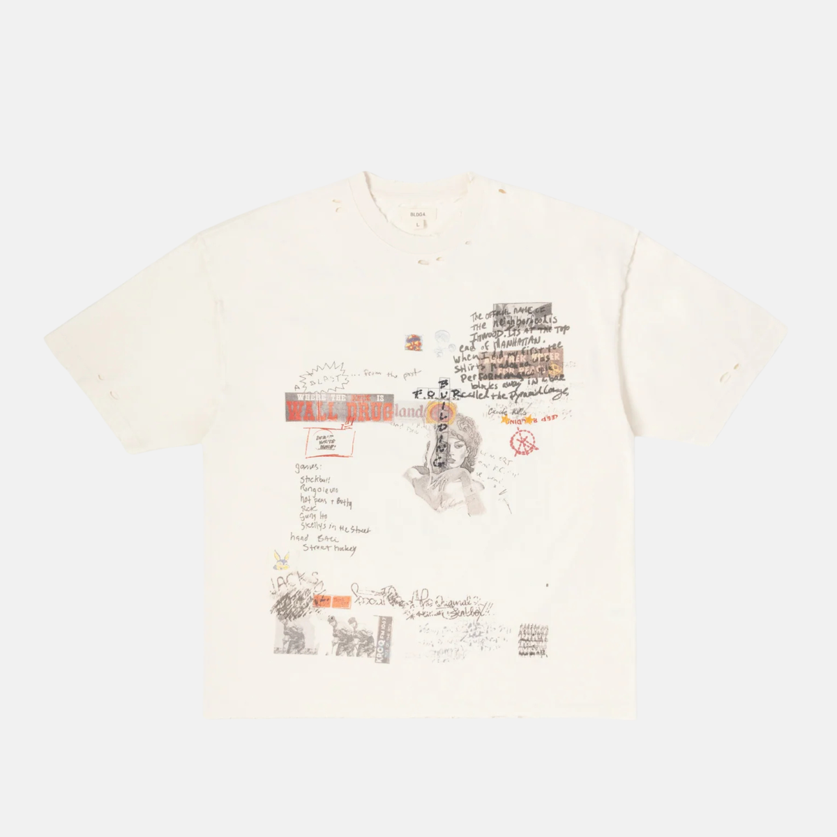 BLDG4 Antique White Modular T-Shirt