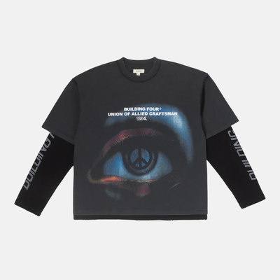 BLDG4 Black Joisted T-Shirt