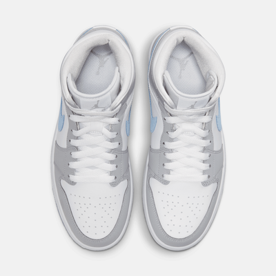 Air Jordan Women's 1 Mid 'Aluminum'
