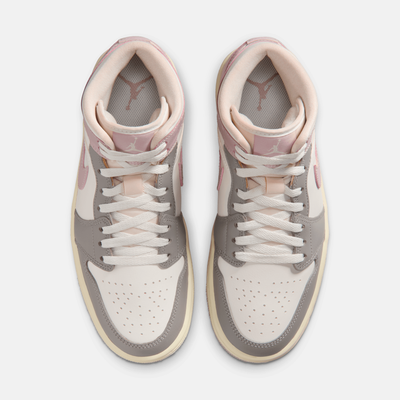 Air Jordan Women's 1 Mid Enigma Stone