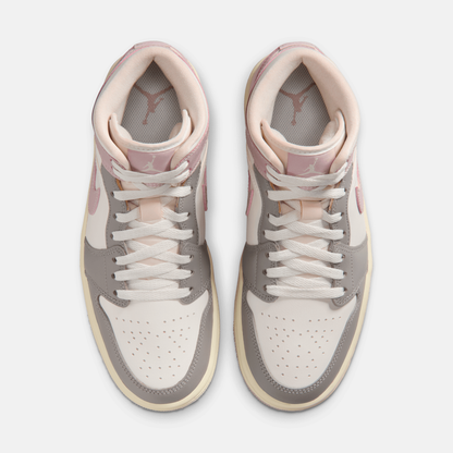 Air Jordan Women's 1 Mid Enigma Stone