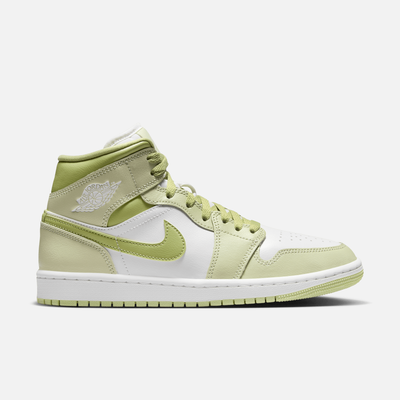 Air Jordan Women's 1 Mid Olive Aura Lawn