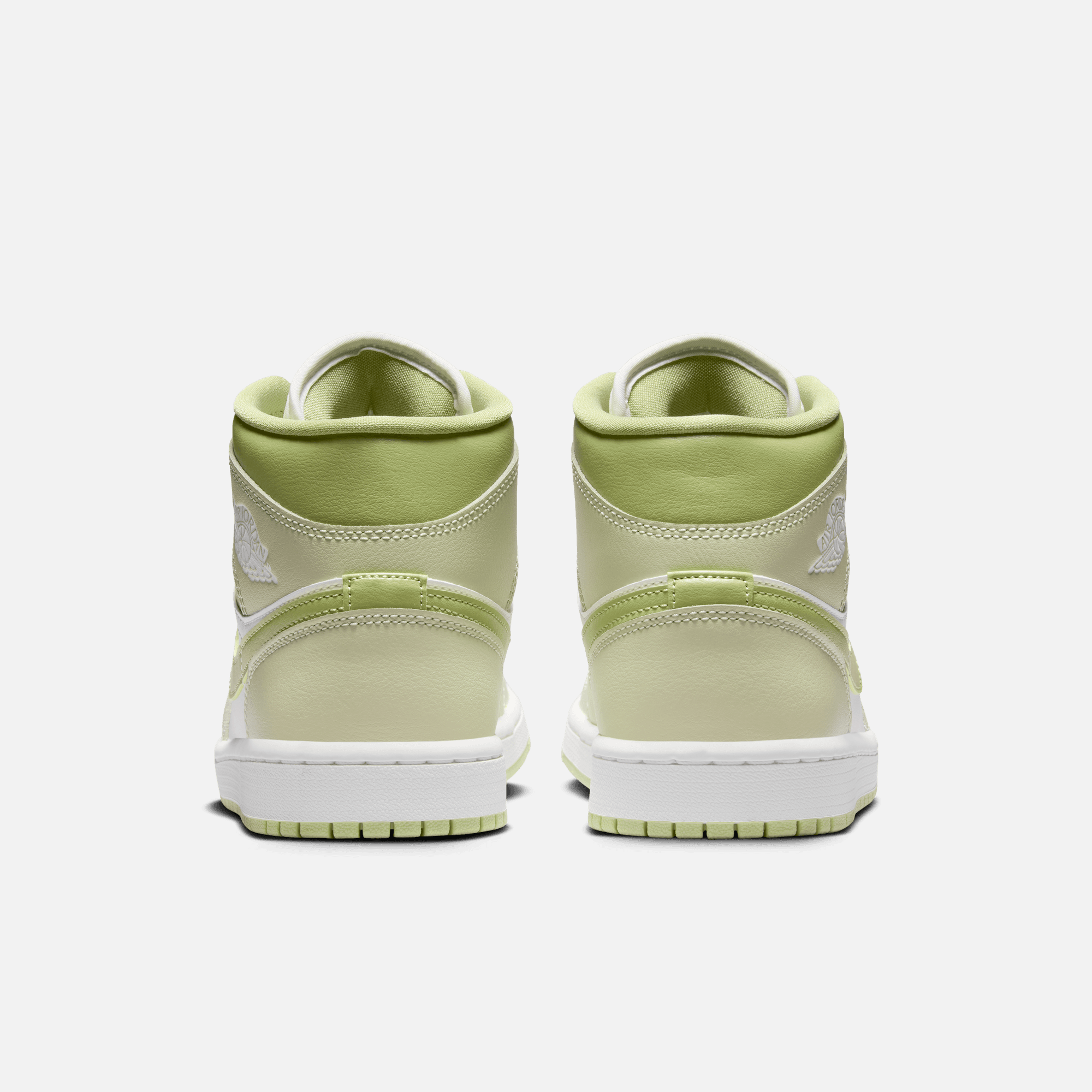 Air Jordan Women's 1 Mid Olive Aura Lawn