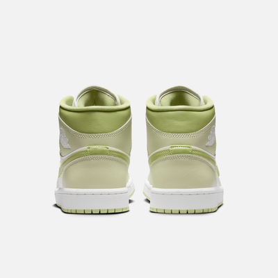 Air Jordan Women's 1 Mid Olive Aura Lawn