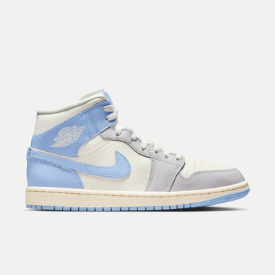 Air Jordan Women's 1 Mid Psychic Blue