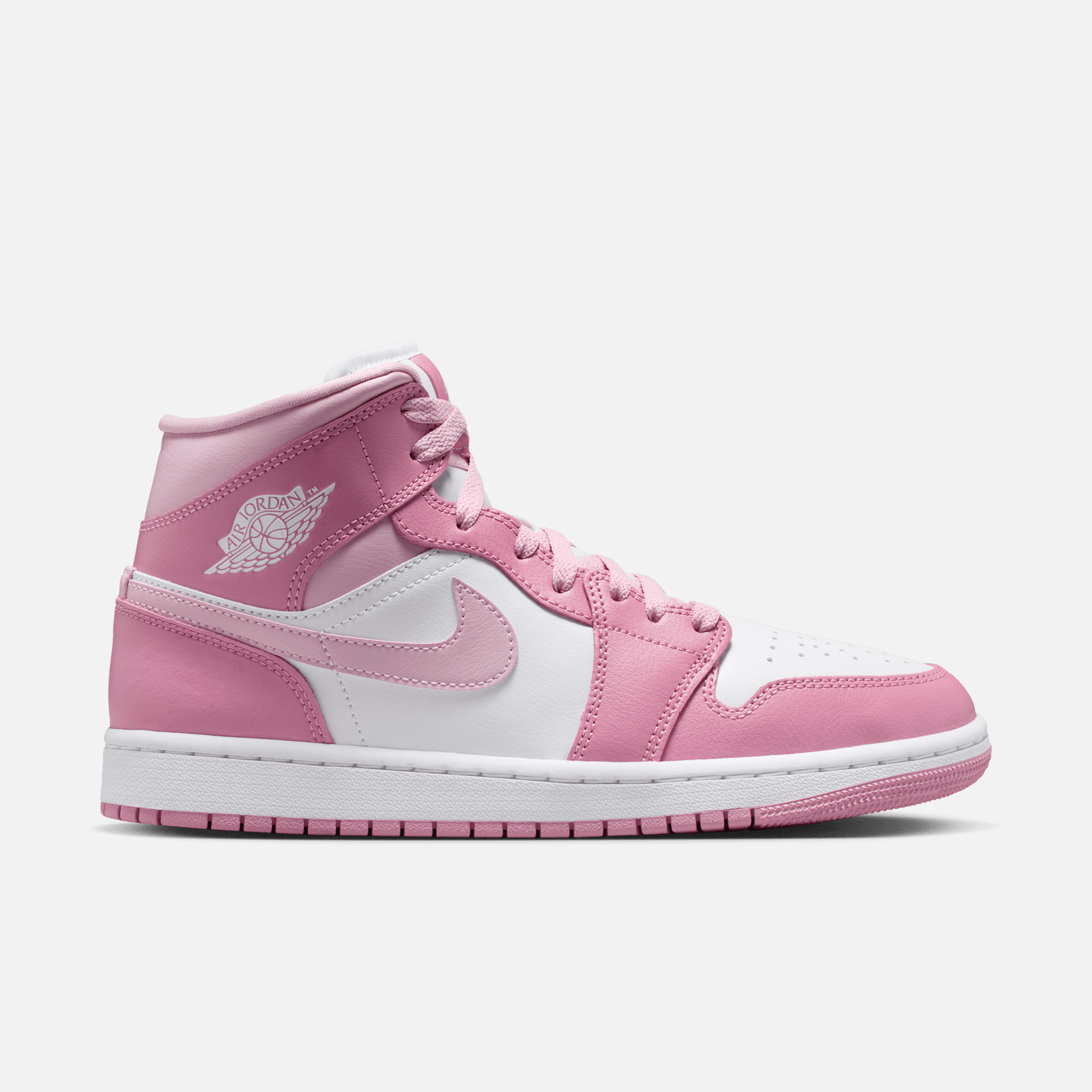 Air Jordan Women's 1 Mid Elemental Pink Iced Carmine