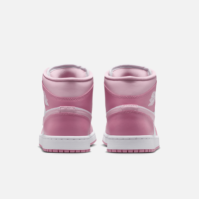 Air Jordan Women's 1 Mid Elemental Pink Iced Carmine