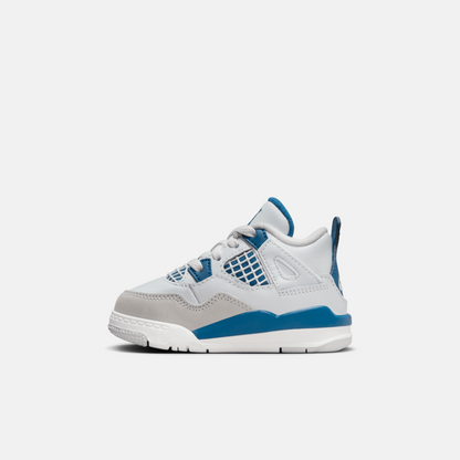 Air Jordan Kids' 4 Retro 'Military Blue' (TD)