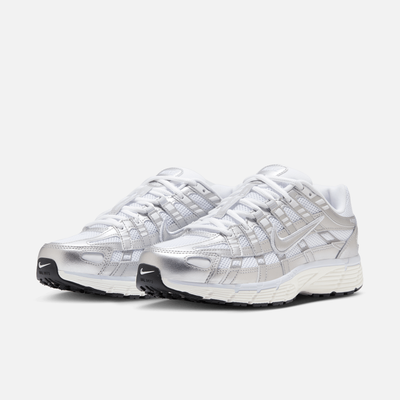 Nike Women's P-6000 White Blue Tint Sail Metallic