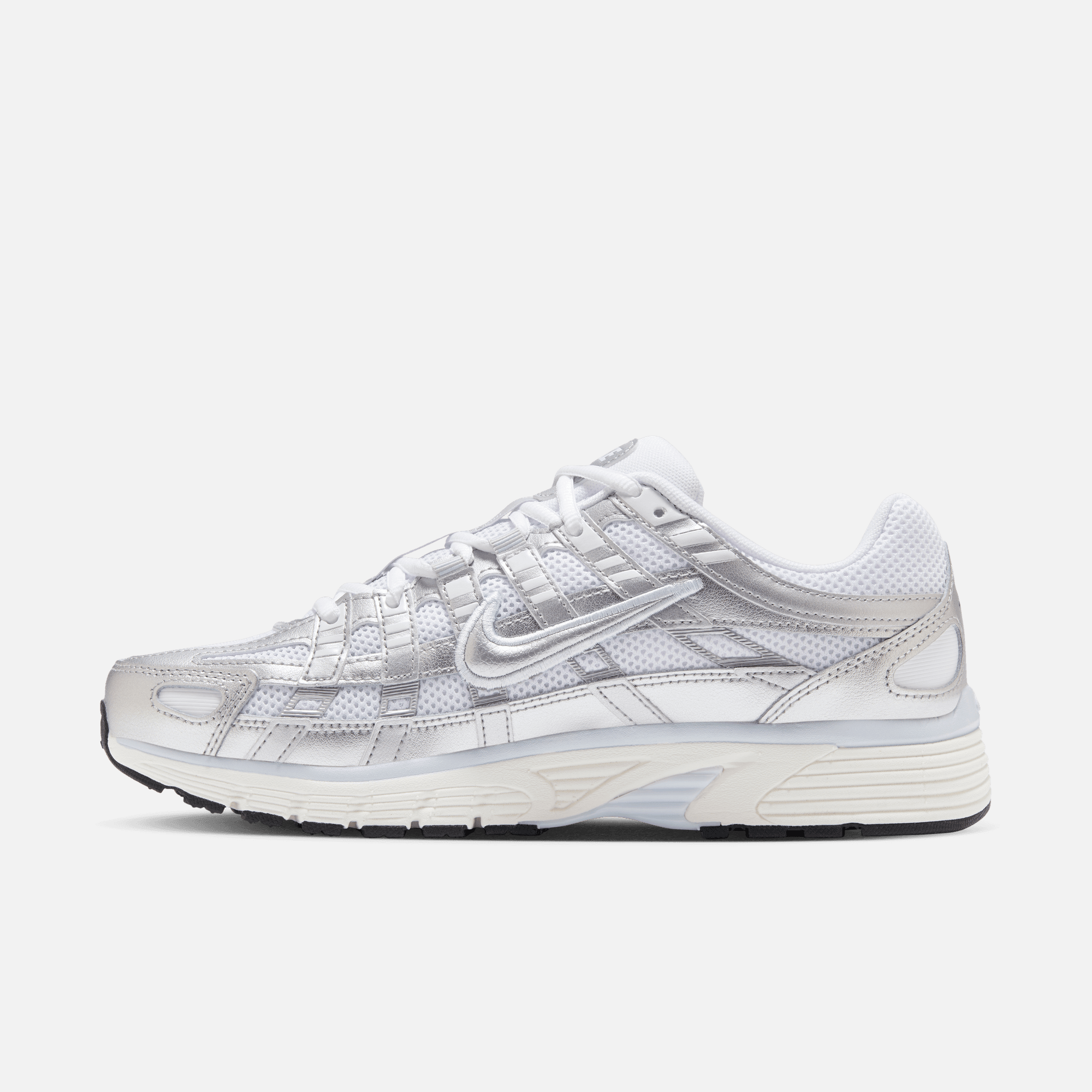 Nike Women's P-6000 White Blue Tint Sail Metallic