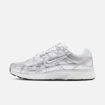 Nike Women's P-6000 White Blue Tint Sail Metallic