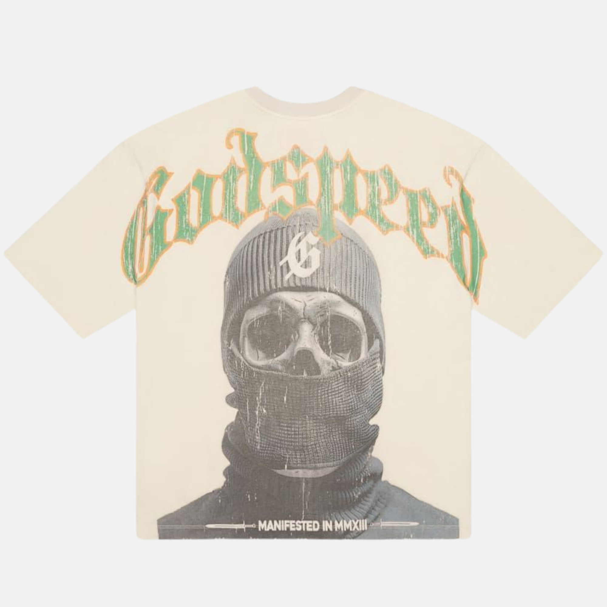 Godspeed Balaclava Szn Bone T-Shirt