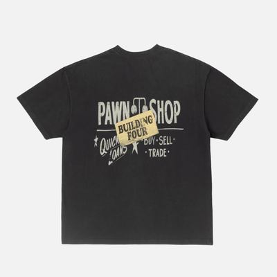 BLDG4 Charcoal Art Heavy Knit T-Shirt