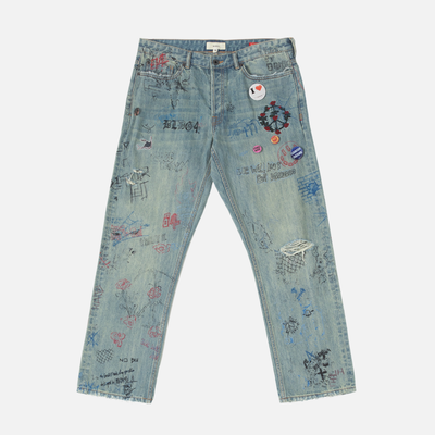 BLDG4 Steel Wash Capital Jeans