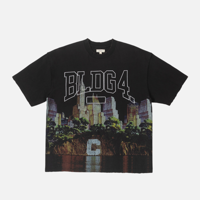 BLDG4 Black Big C SS Knit T-Shirt