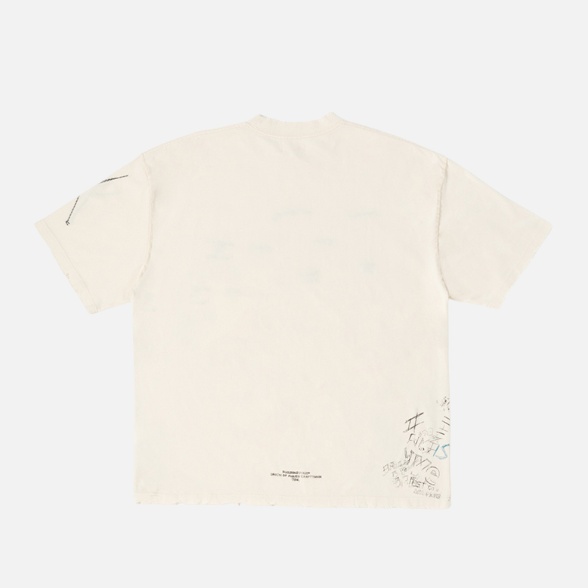 BLDG4 Antique White Monolith SS Knit T-Shirt