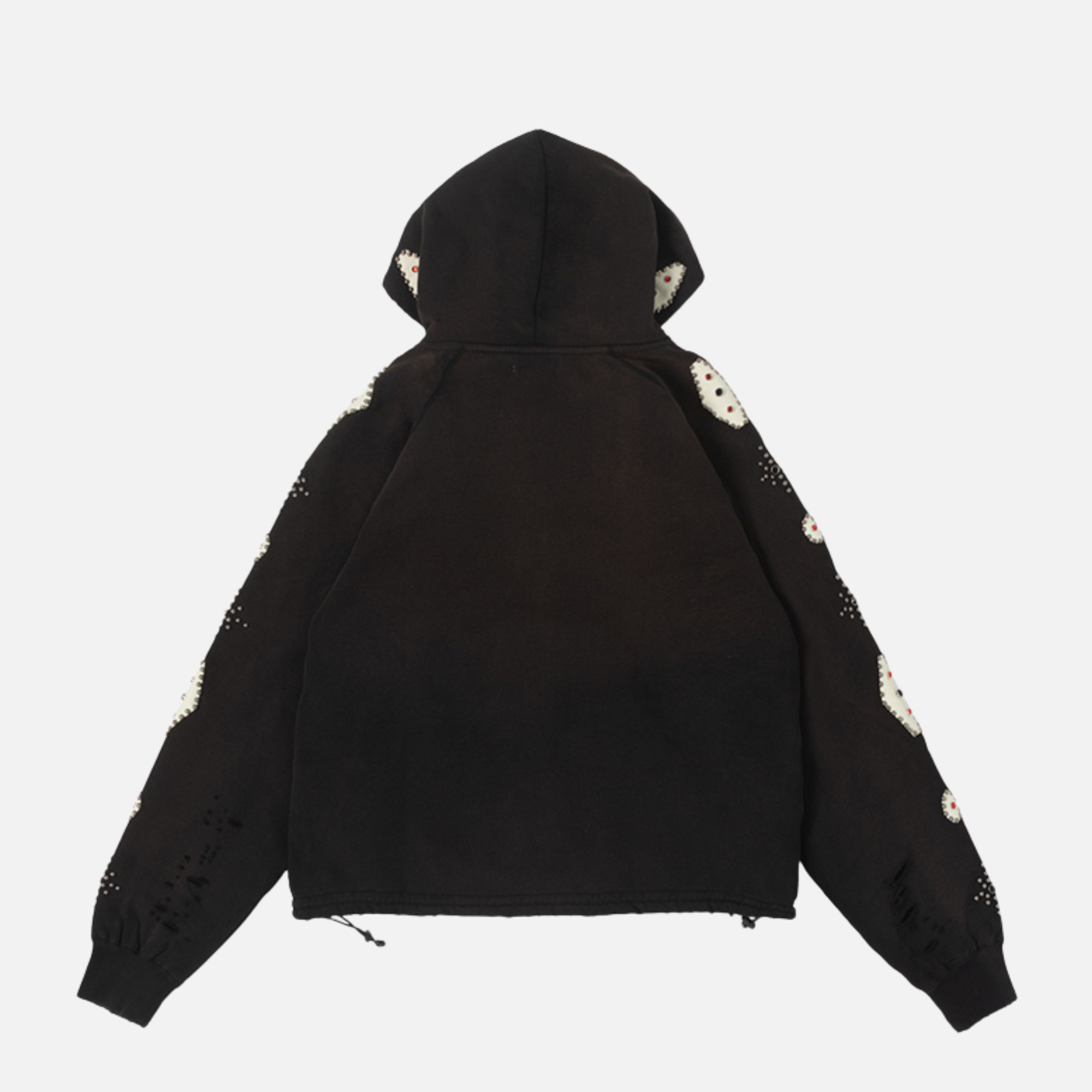 BLDG4 Black Falling Water Full-Zip Hoodie