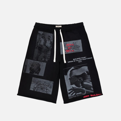 BLDG4 Black Palace Shorts