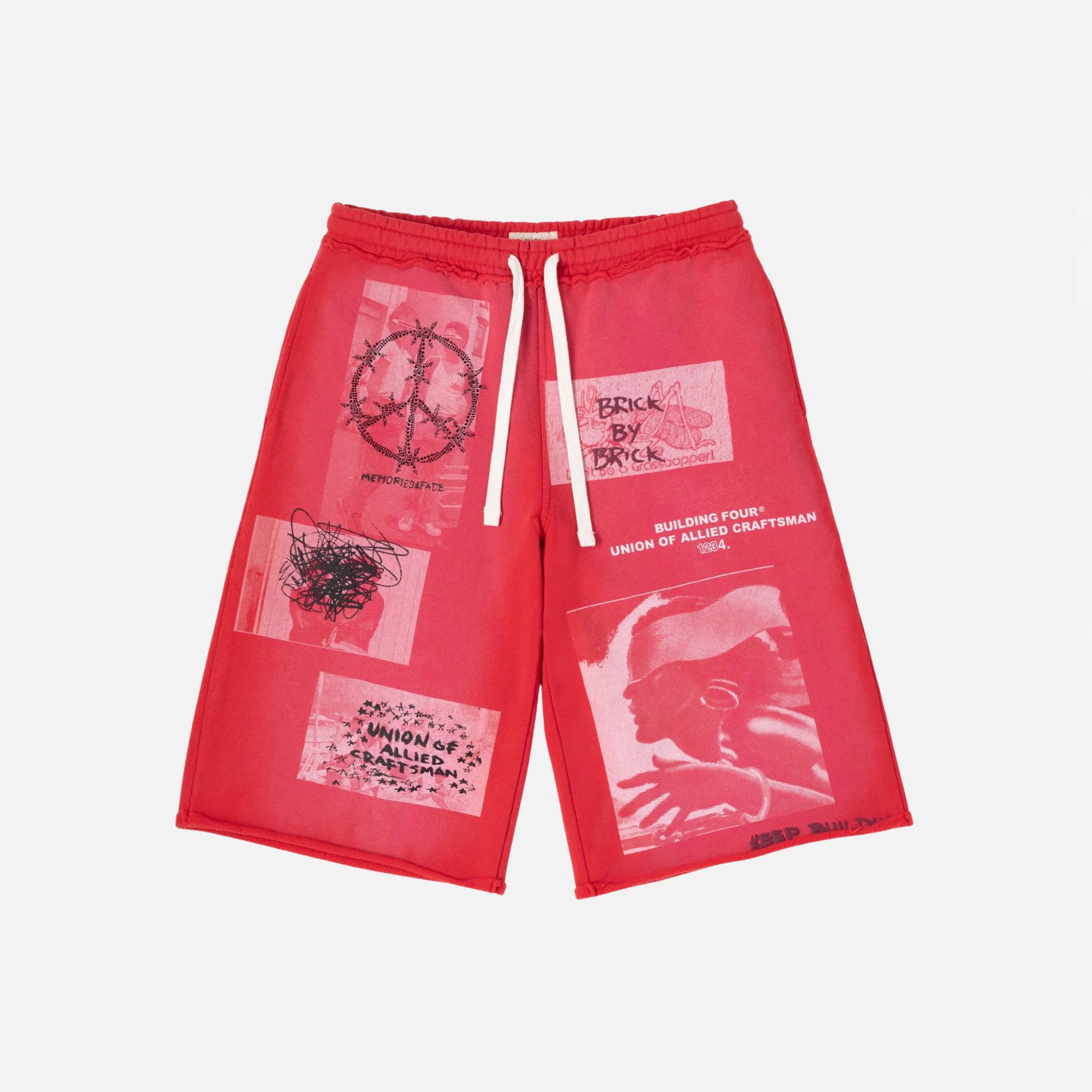 BLDG4 Red Palace Shorts