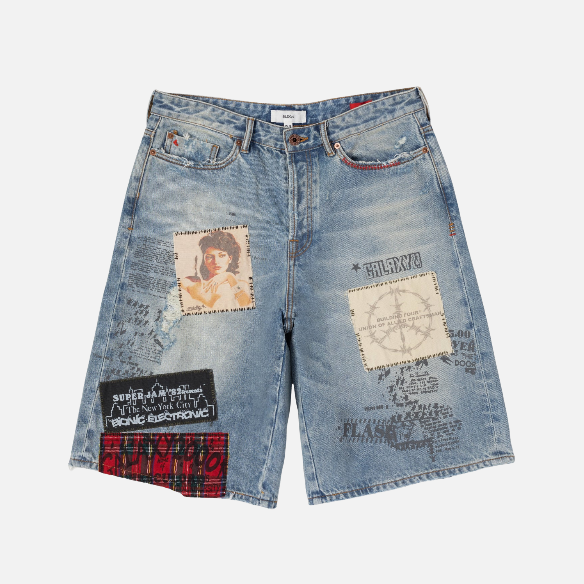 BLDG4 Foundation Llyods Jean Shorts
