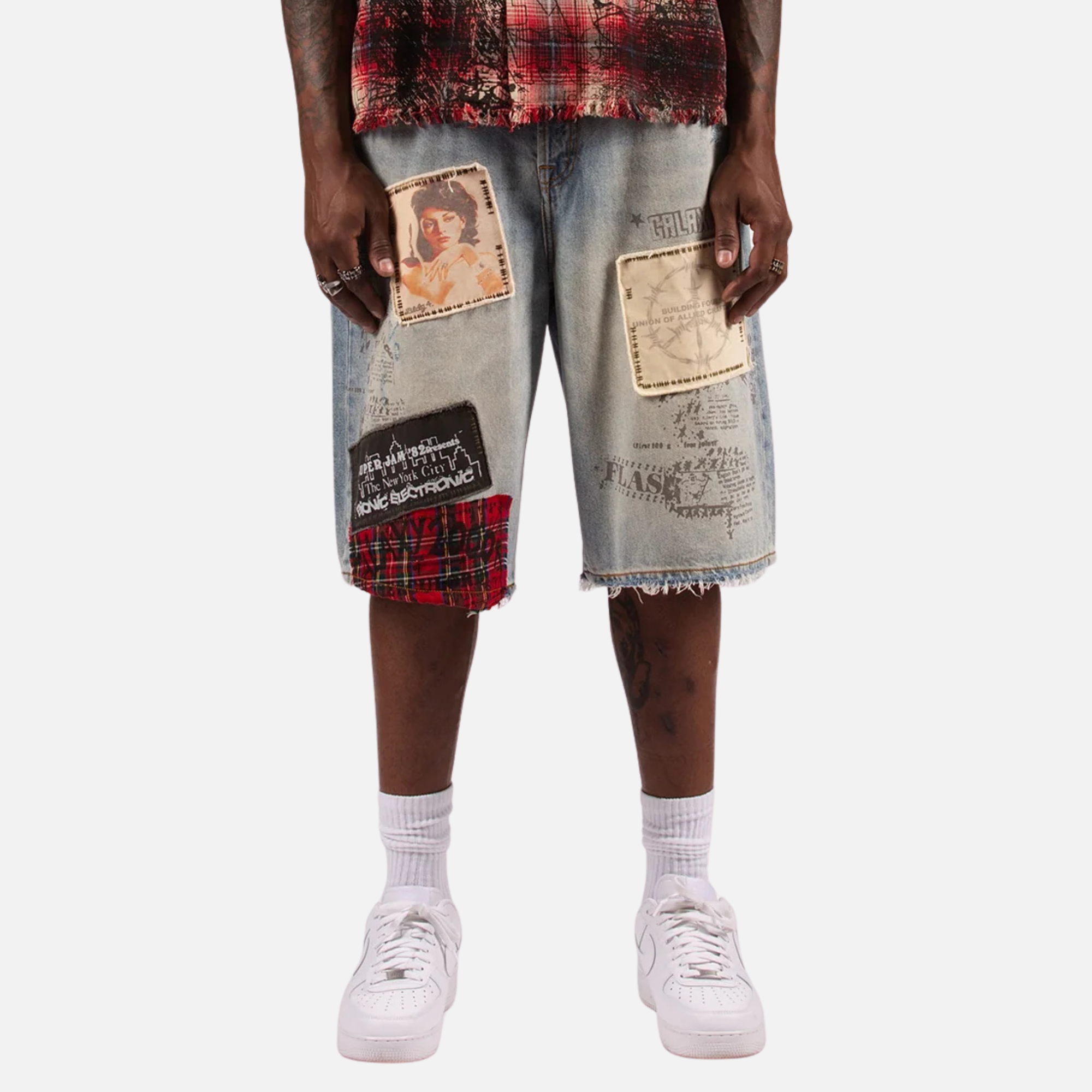 BLDG4 Foundation Llyods Jean Shorts
