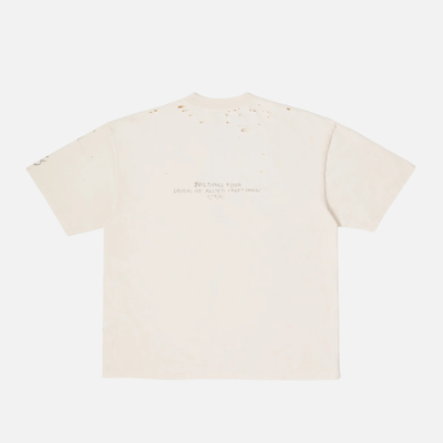 BLDG4 Antique White The Centre Knit T-Shirt