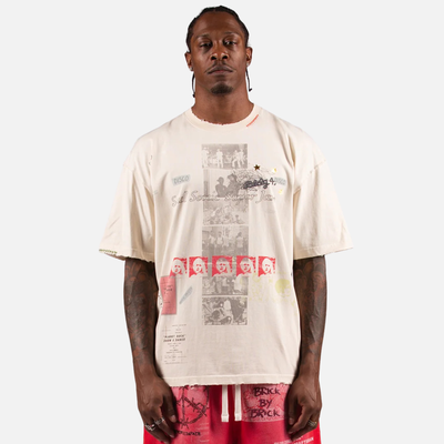 BLDG4 Antique White National Knit T-Shirt