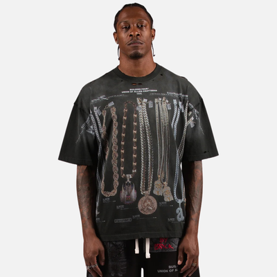 BLDG4 Jet Set TV Tower Knit T-Shirt