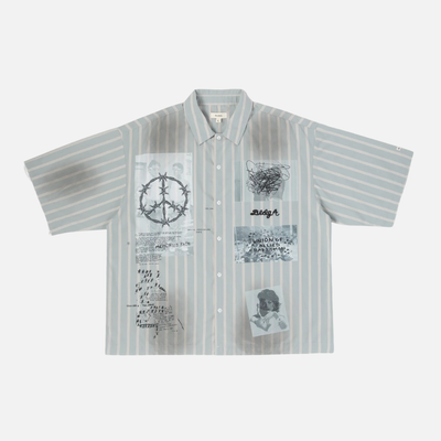 BLDG4 Cathedral Woven Button-Down Shirt