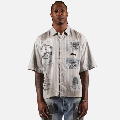 BLDG4 Cathedral Woven Button-Down Shirt