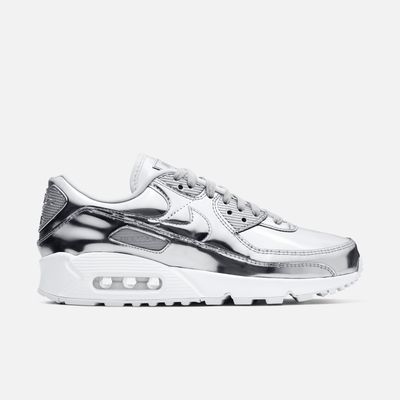 Nike Women's Air Max 90 Metallic Silver