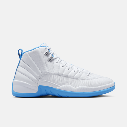 Game Royal Basketball Shoes Air Jordan 12 Retro White And Blue Air