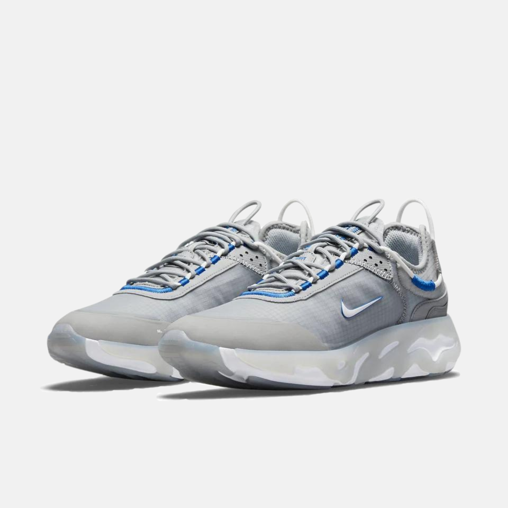 Nike React Live Light Smoke Grey Hyper Royal Men s Size 8.5