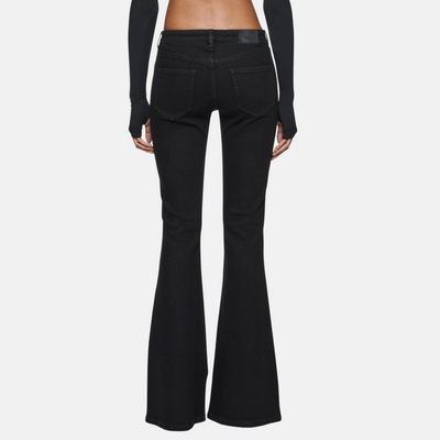 Purple Brand Women's Black Flare Jeans