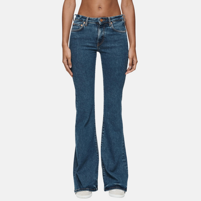 Purple Brand Women's Dark Indigo Flare Jeans