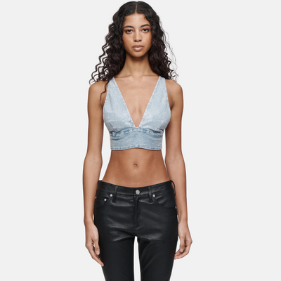 Purple Brand Women's Bralette Hotfix Top