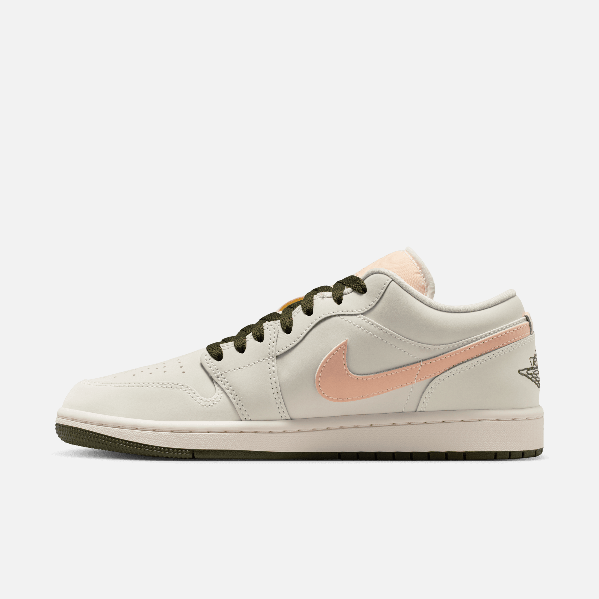 Air Jordan Women's 1 Low Sail Crimson Tint