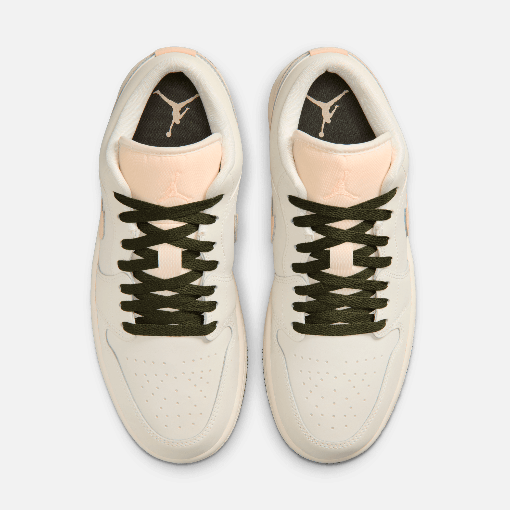 Air Jordan Women's 1 Low Sail Crimson Tint