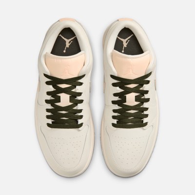 Air Jordan Women's 1 Low Sail Crimson Tint
