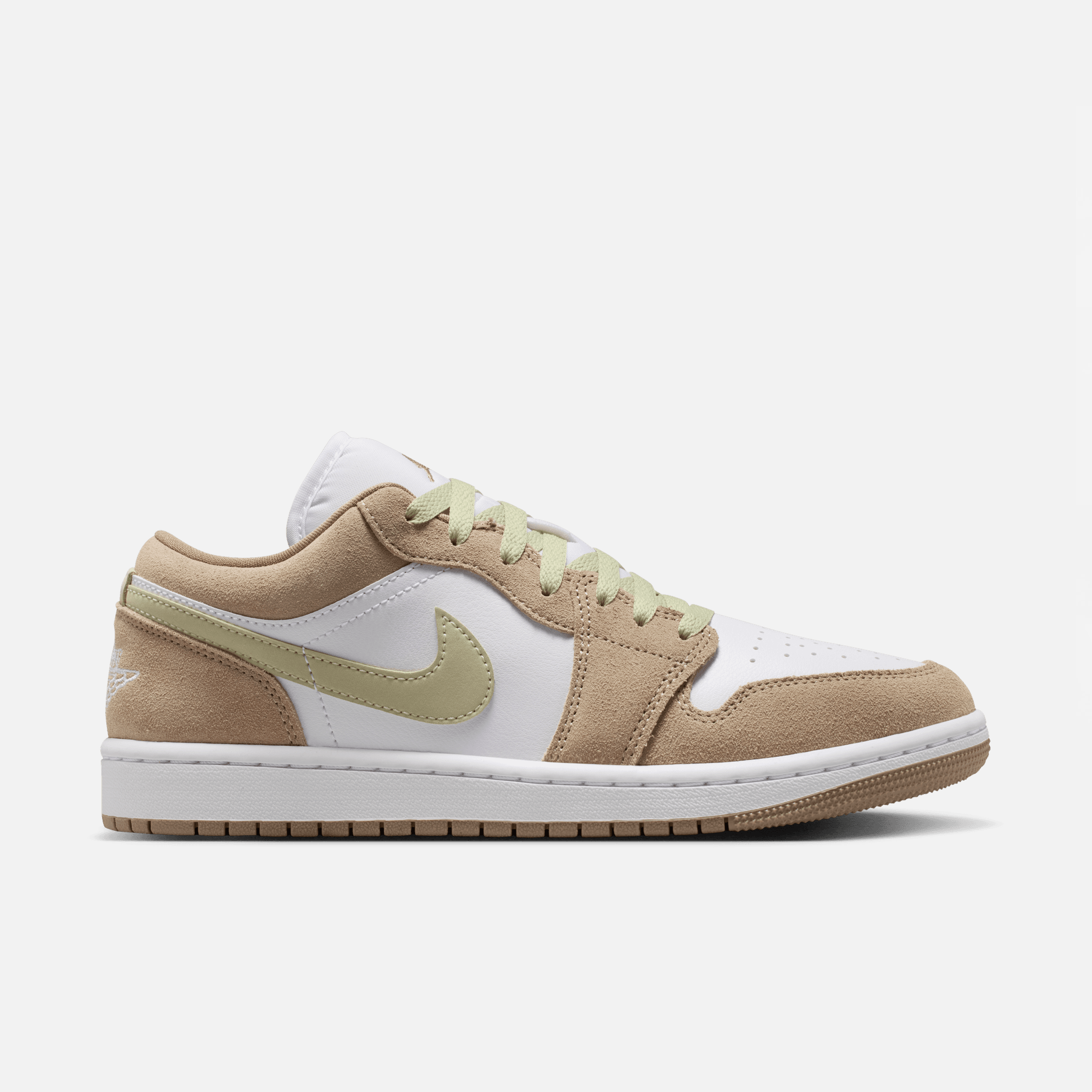 Air Jordan Women's 1 Low Khaki Olive Aura