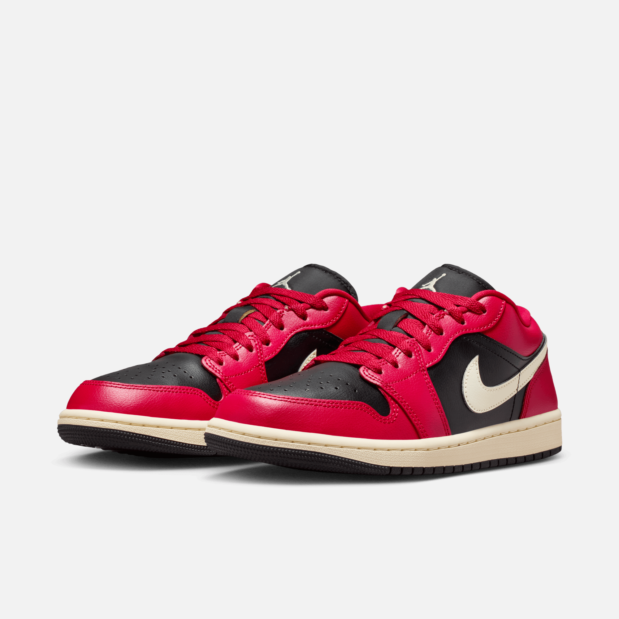 Air Jordan Women's 1 Low Mystic Hibiscus Black