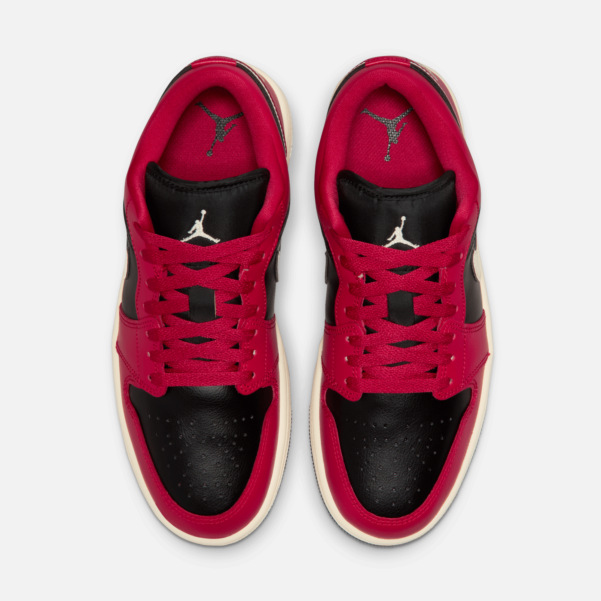 Air Jordan Women's 1 Low Mystic Hibiscus Black