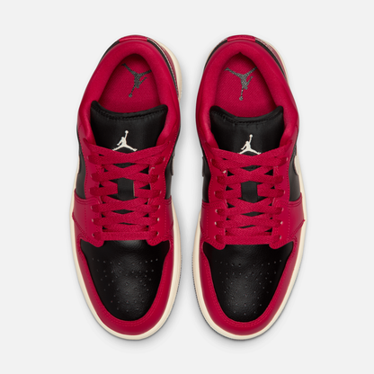 Air Jordan Women's 1 Low Mystic Hibiscus Black