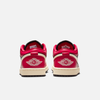 Air Jordan Women's 1 Low Mystic Hibiscus Black