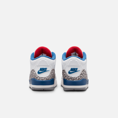 Air Jordan Kids' 3 Retro True Blue (PS)