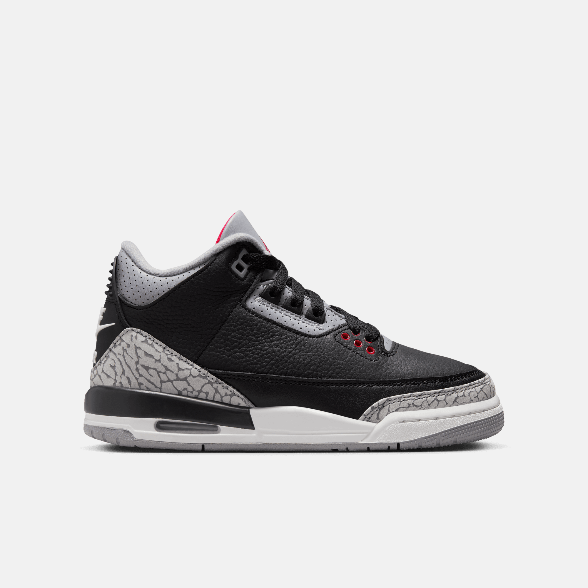 Air Jordan Big Kids' 3 Retro Black Cement (GS)