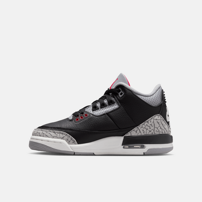 Air Jordan Big Kids' 3 Retro Black Cement (GS)