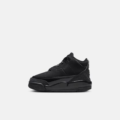 Air Jordan Kids' 3 Retro Black Cat (TD)