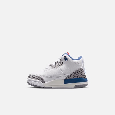 Air Jordan Kids' 3 Retro True Blue (TD)