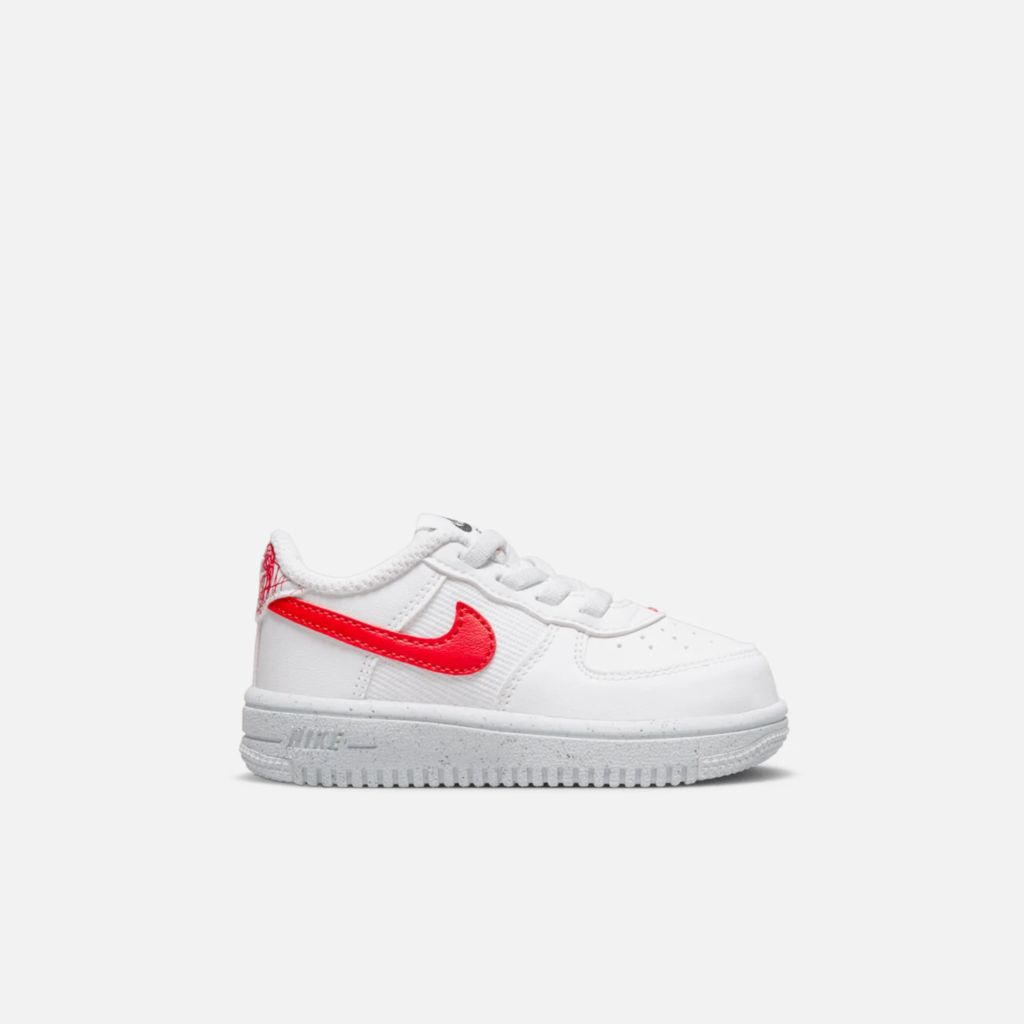 Nike Kids' Force 1 Crater (TD) White Red